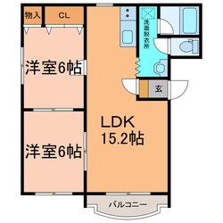 あすなろ壱番館の物件間取画像